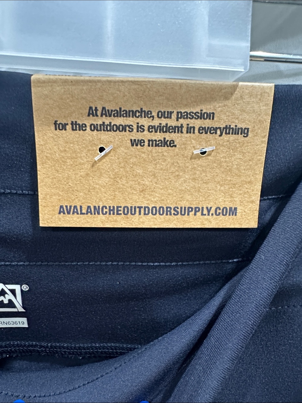 Avalanche Black High Waisted Leggings - Picture 4 of 7